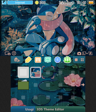 Greninja in the Rain