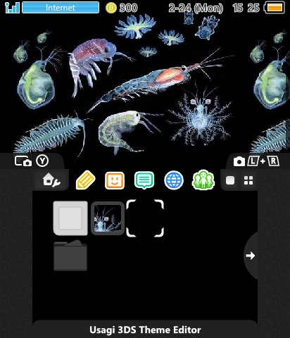 Scrolling Pixel Sea Creatures