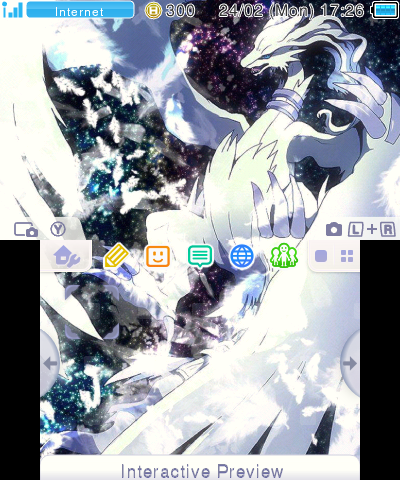 Reshiram Starry Sky Theme
