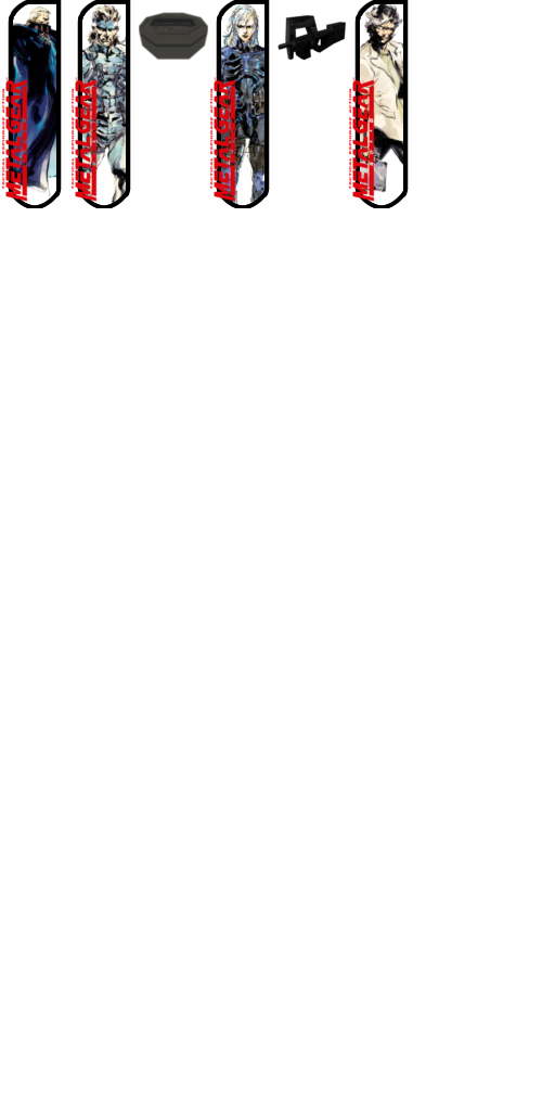 MGS2 Character and Item Badges