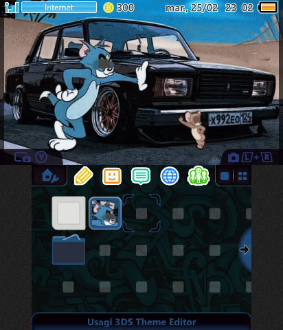 tom and jerry in the car