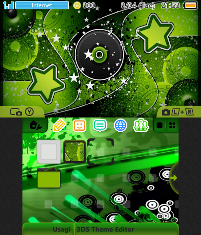 Green Frutiger Metro.