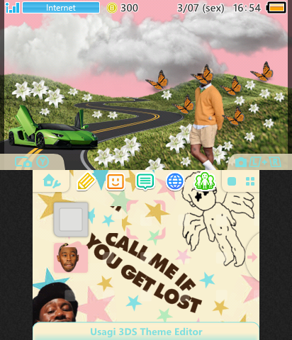 tc flower boy inspired theme