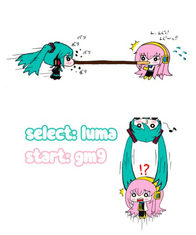 miku and luka splash