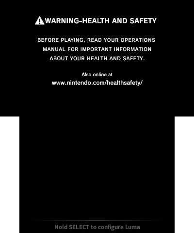 Wii: Health & Safety