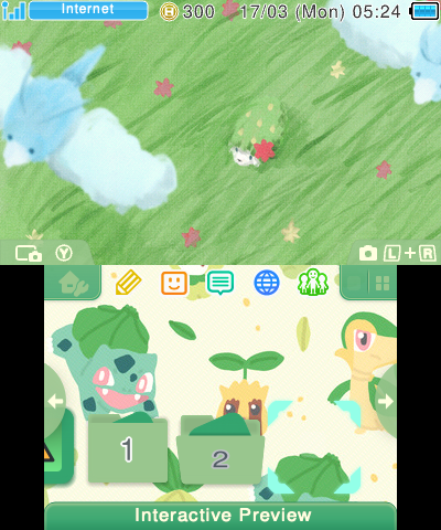 Shaymin in the grass