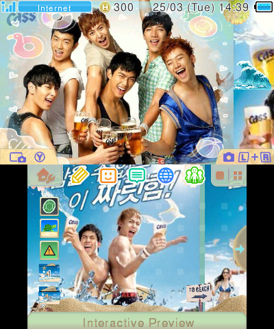 2pm beach theme