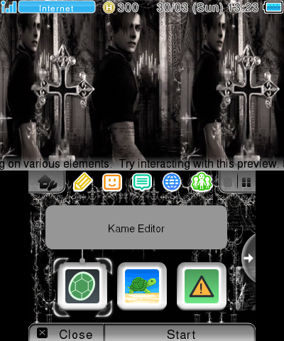 Leon Kennedy y2k cross bg