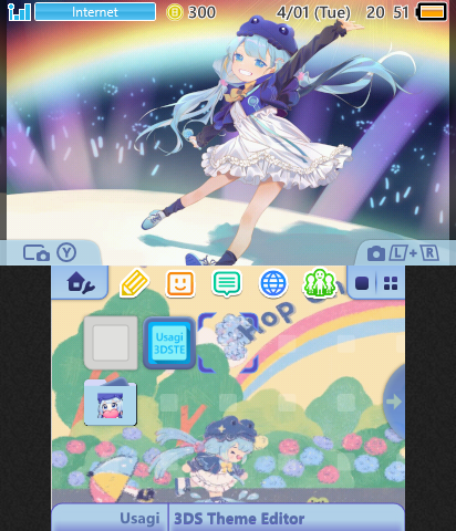 Ami Amami 3ds Theme