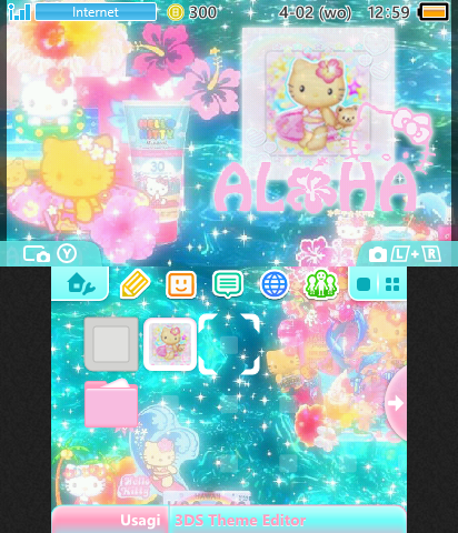 Hello Kitty Hawaii theme (NEW)