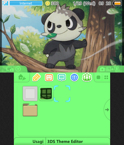 Green Pancham Pokemon