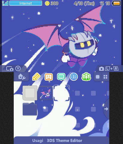 Meta Knight Flying
