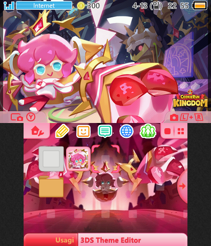 Strawberry Crepe Cookie