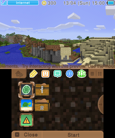 Minecraft Old Title Screen