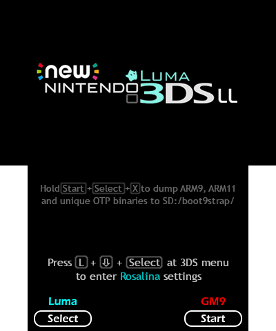 3DS LL Splash