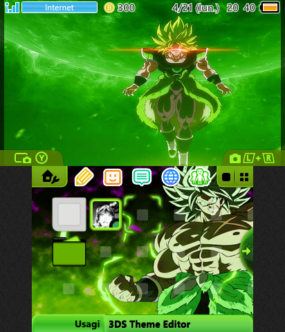 Broly db super theme