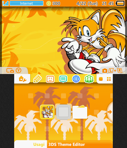 Tropical Yellow Tails Theme