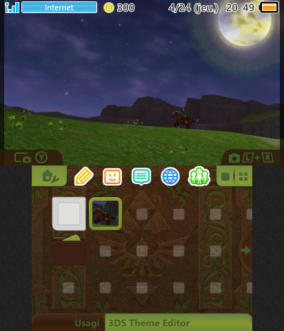 Ocarina of time 3D title screen