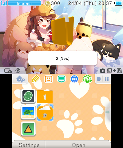 Aki 3DS Theme