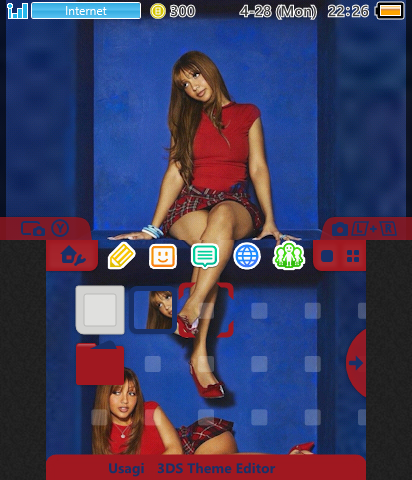 PinkPantheress Blue & Red Theme