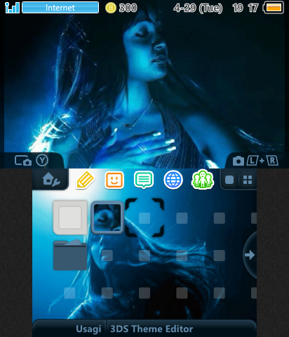 PinkPantheress Blue Theme