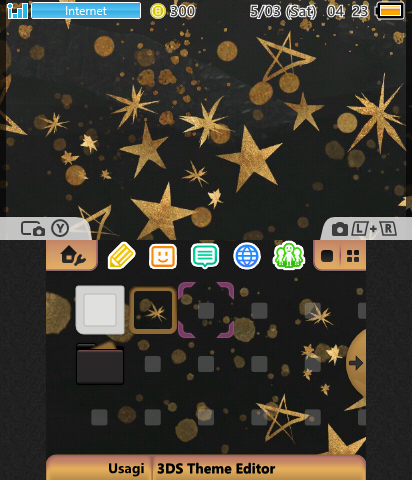 Edit of Golden Stars by Naramin