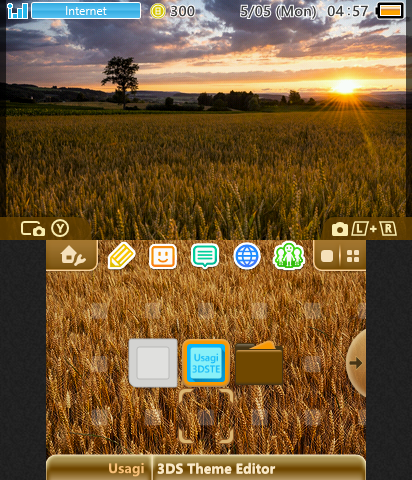 Wallpaper - Wheat Sunset (ALT)