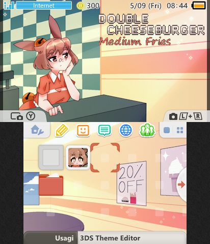 Double Cheeseburger Medium Fries