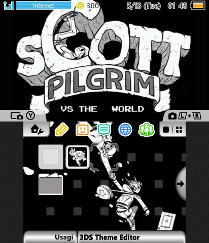 Scott Pilgrim Comic Theme