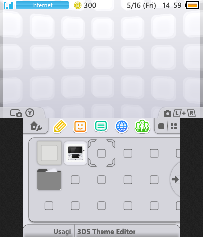 White Original 3DS Theme
