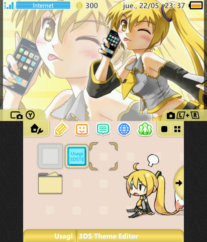 Akita Neru with iPhone