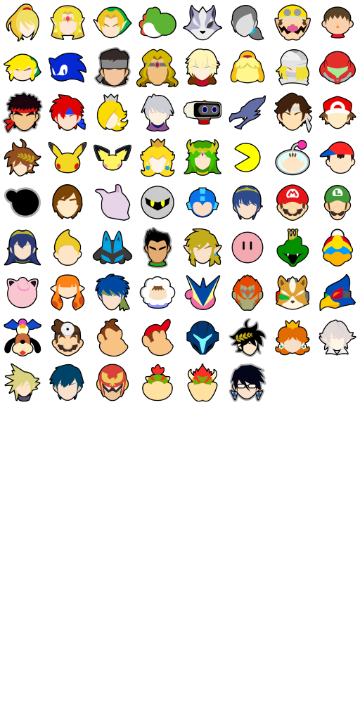 Smash Ultimate Stock icons