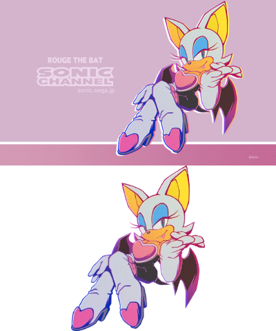 Rouge for the Sonic Channel