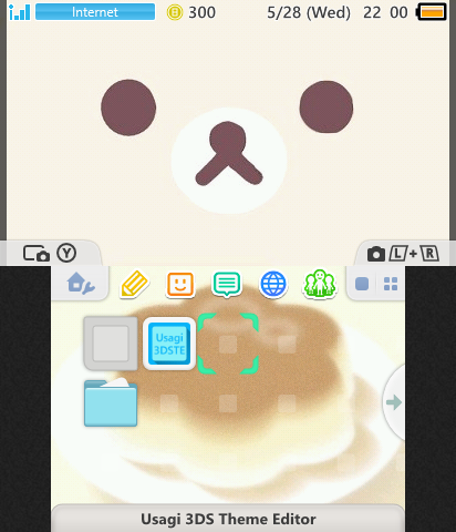 korilakkuma face theme