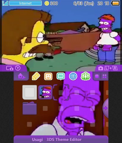 The Simpsons... Gone Purple!