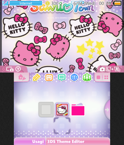 SanrioTown - Purple Online Theme