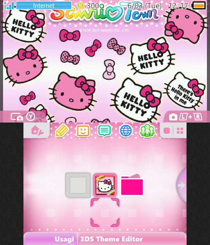 SanrioTown - Pink Online Theme