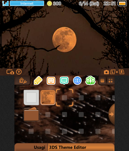 Moon above the Stars