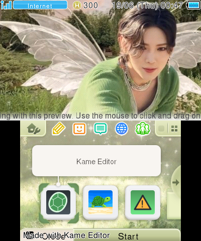 Green fairycore ATEEZ Yeosang