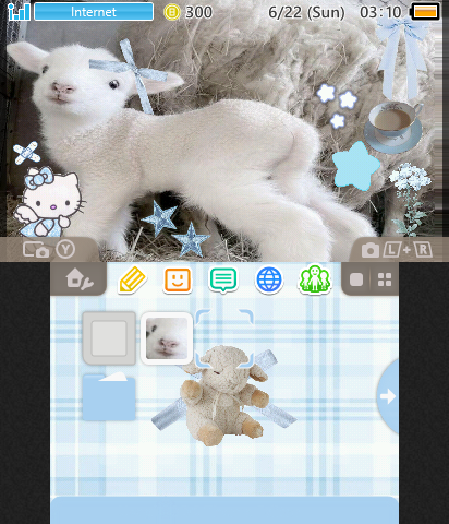 Baby Blue Lamb!! ۶ৎ