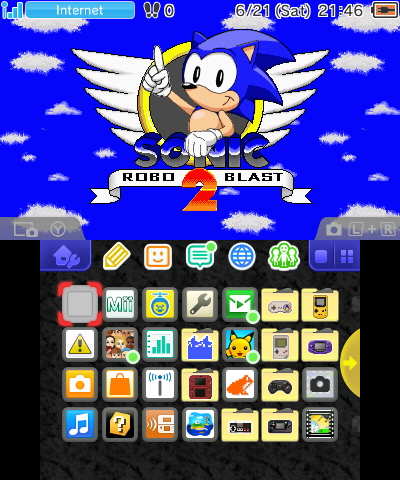 SRB2 2.1 Title Screen (L Music)