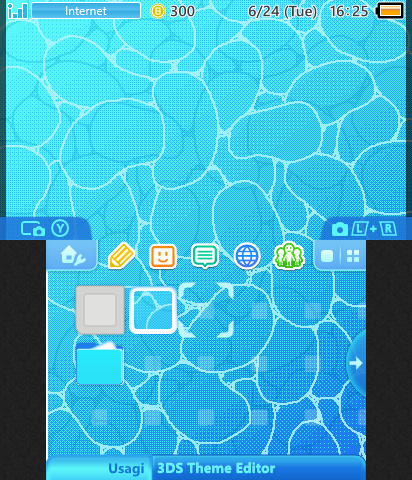 blue pixel water