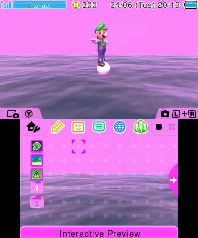 Luigi Floating On An Egg