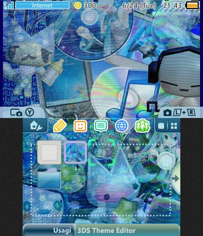 miku frutiger aero collage