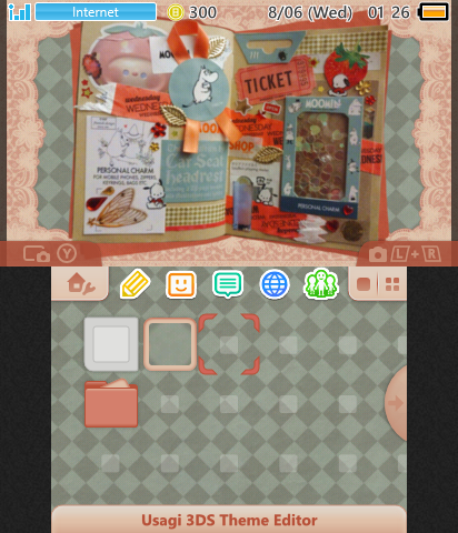 Moomins Scrapbook Theme