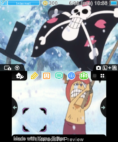 chopper waving the flag