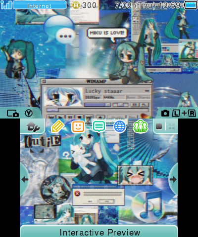 Miku Web Frutiger aero