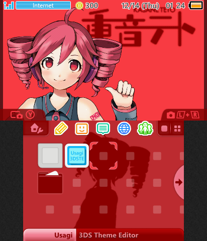 UTAU Kasane Teto Theme