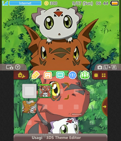 Guilmon & Calumon from Tamers