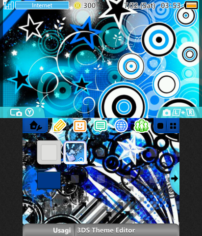 Blue Frutiger Metro Theme